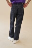 Unisex loose Fit Grey Jeans 100% Cotton, Dark Grey