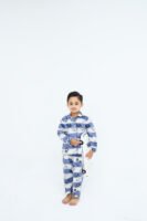 Horizontal stripe print cotton kids wear