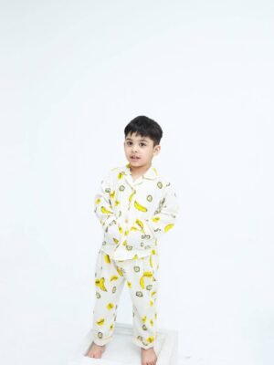 Banana Party print winter cotton kids wear