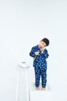Tiny turtles print winter cotton kids wear