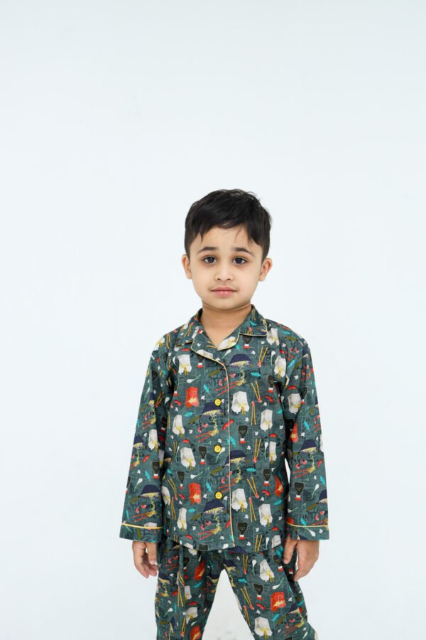 Noodle Nest print winter cotton kids wear