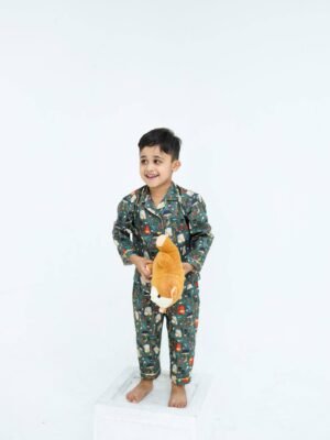 Noodle Nest print winter cotton kids wear