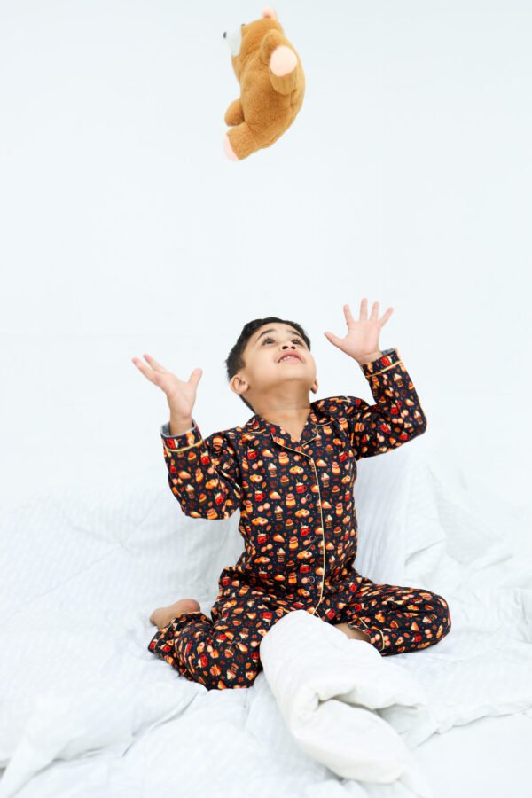 food print winter cotton kids wear