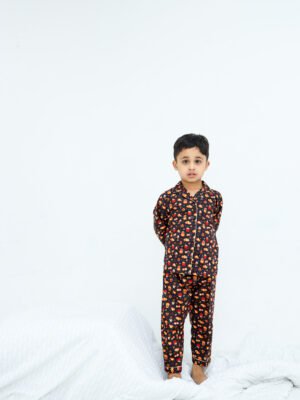 food print winter cotton kids wear