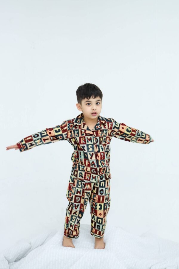 A to Z print soft cotton kids wear
