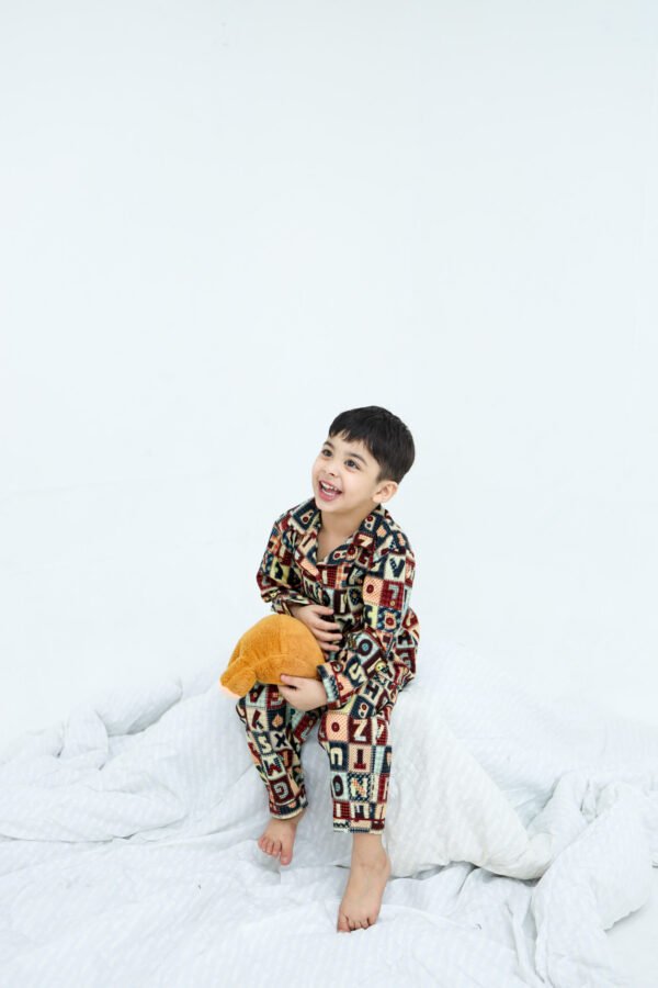 A to Z print soft cotton kids wear
