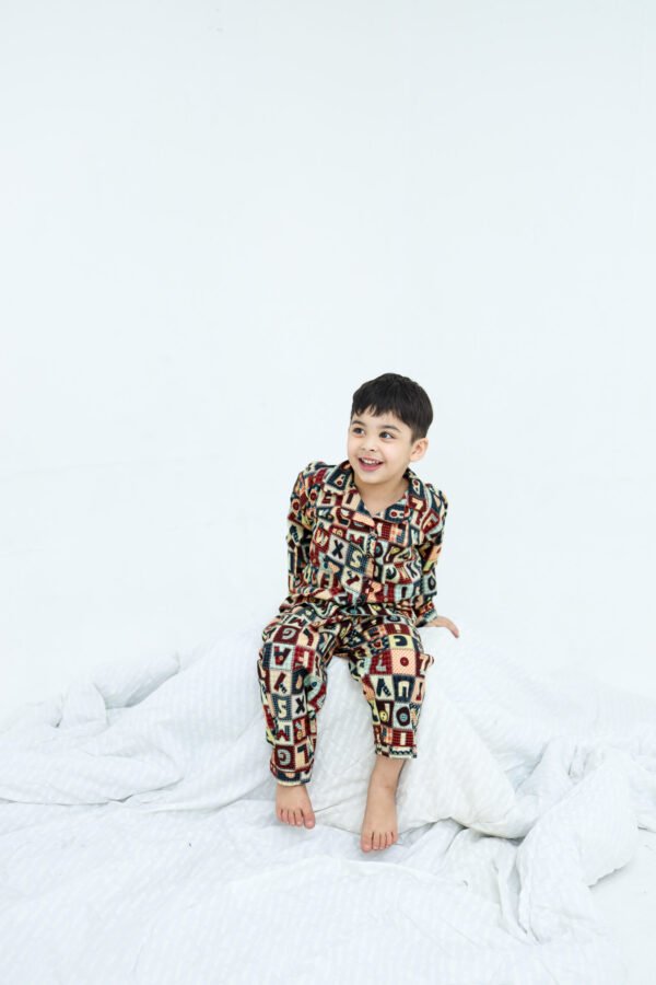 A to Z print soft cotton kids wear